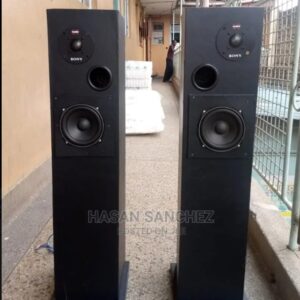 Powerful Tallboys Stereo Speakers 800W With Bullet Tweeters